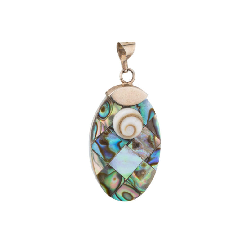 Geometric Shapes Fildisi Pendant – Sterling Silver 925