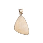 Coral Gemstone Pendant – 925 Sterling Silver