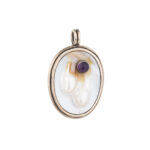Pearl and Amethyst Pendant – Sterling Silver 925