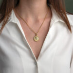 Athena Greek Goddess Coin Pendant - Sterling Silver - Image 5