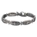 Gerochristo - Mediterranean oval Bracelet in Sterling Silver
