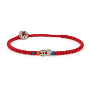 Babylonia silver bracelet with love symbol