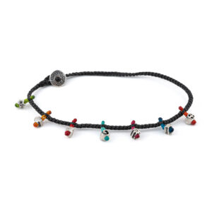 Babylonia Bracelet Symbols Dark Grey – 935 Sterling Silver