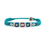 Babylonia Bracelet Trust N Peace Turquoise - 935 Sterling Silver
