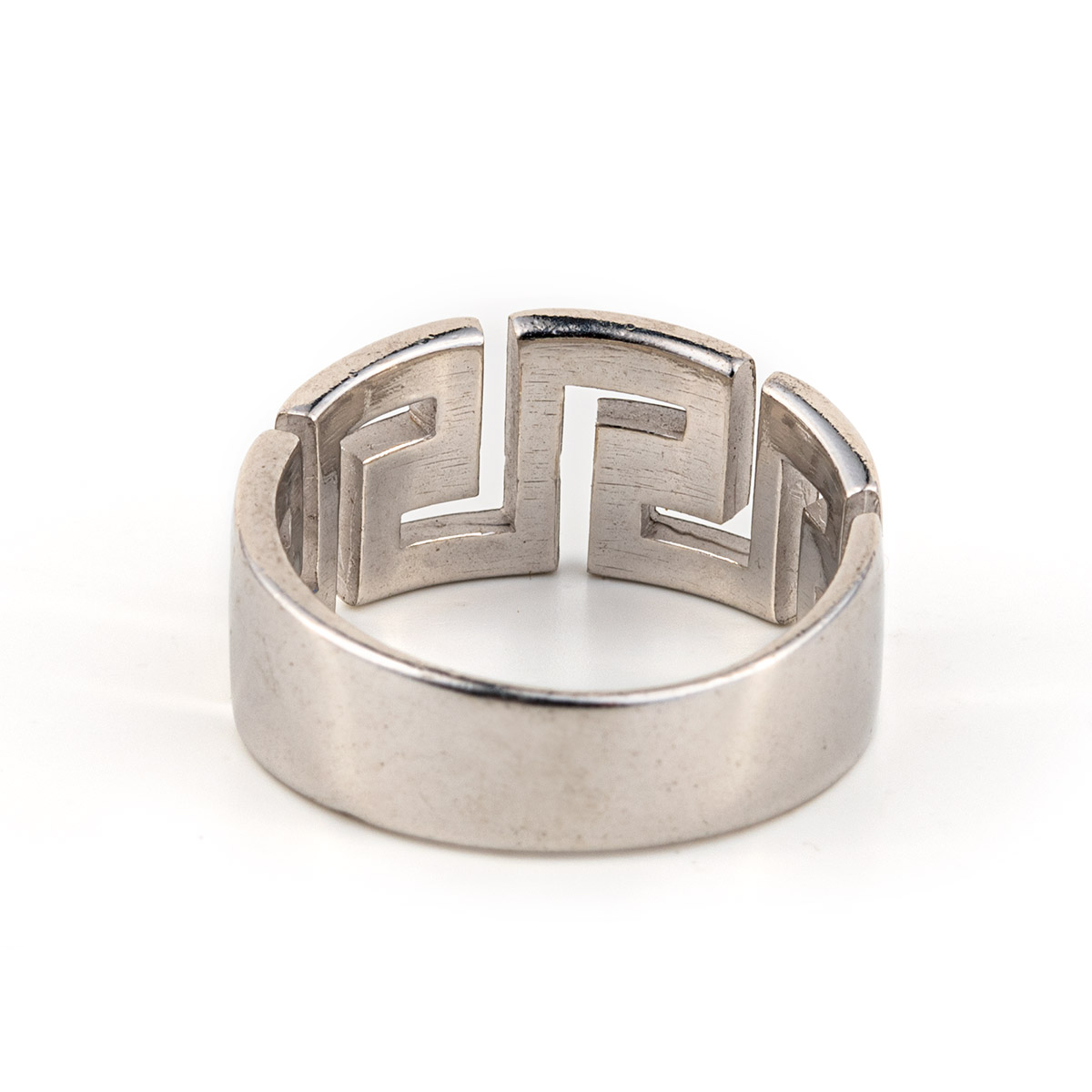 Meandros Ring in Sterling Silver - GREEK ROOTS Greek Jewelry