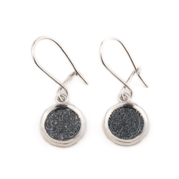 Phaistos Disk Dangle Earrings