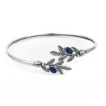 Olive Leaves Bracelet With Stones